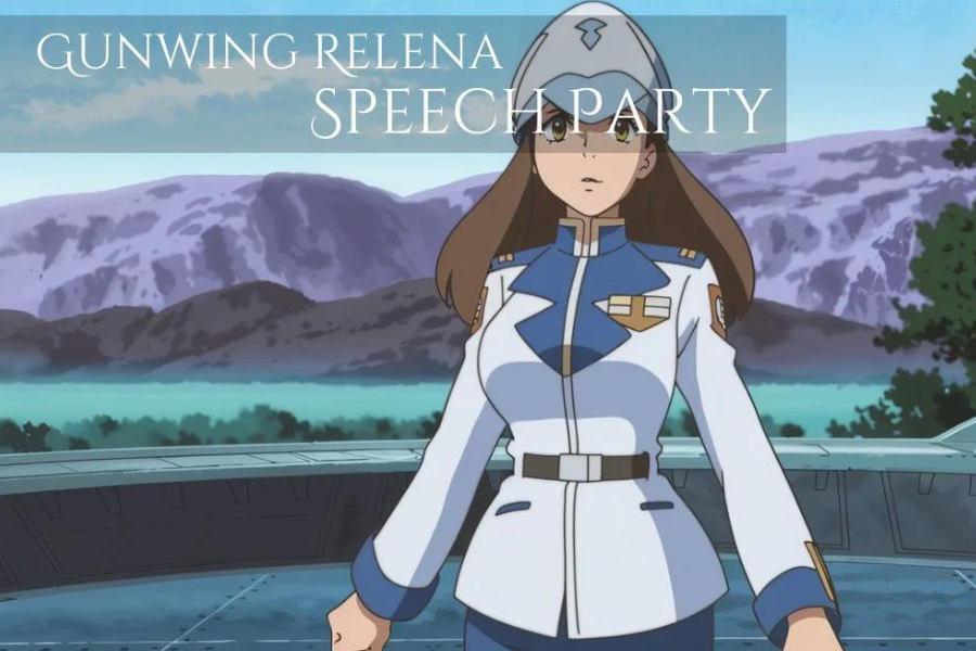 gunwing relena speech party